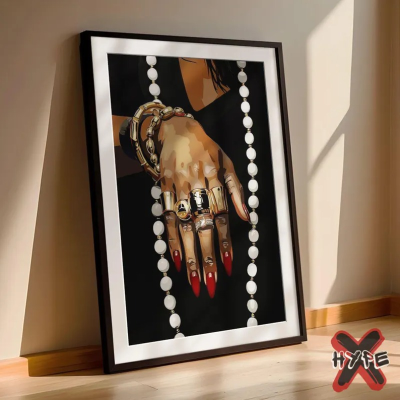 لوحة فنية حديثة بدون إطار لامر - مراجعة Ethnic Modern Fashion وسعره